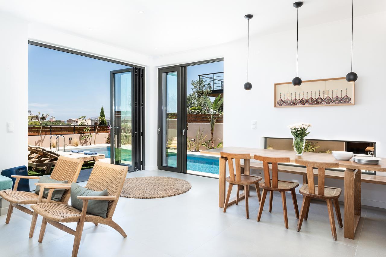 Fos Villa, A Luxe House With Private Heated Pool Galatas  Luaran gambar