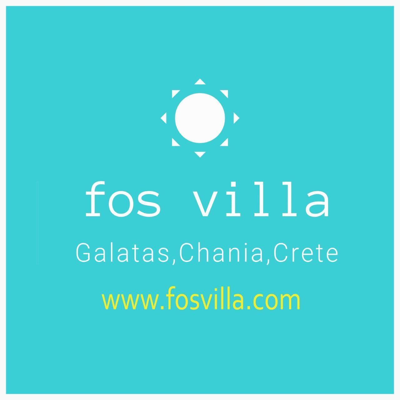 Fos Villa, A Luxe House With Private Heated Pool Galatas  Luaran gambar