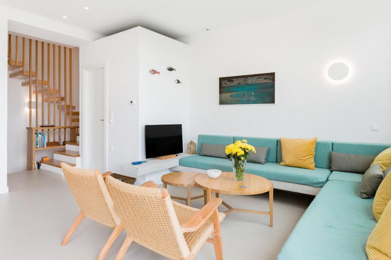 Fos Villa, A Luxe House With Private Heated Pool Galatas  Luaran gambar