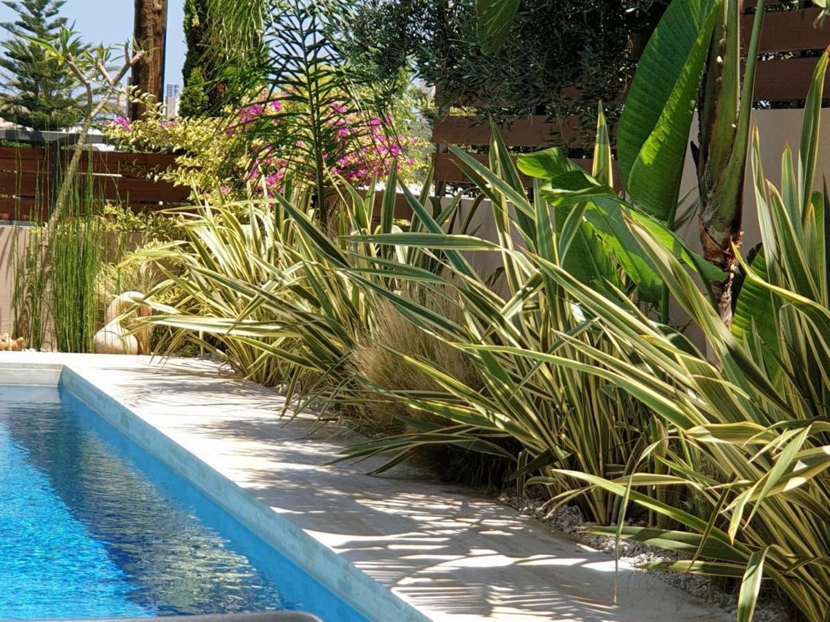 Fos Villa, A Luxe House With Private Heated Pool Galatas  Luaran gambar
