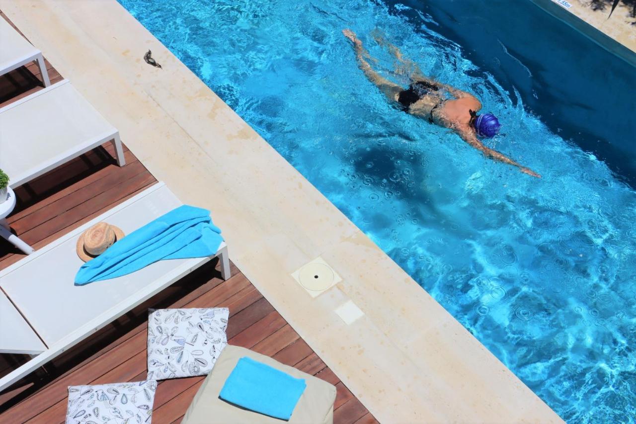 Fos Villa, A Luxe House With Private Heated Pool Galatas  Luaran gambar