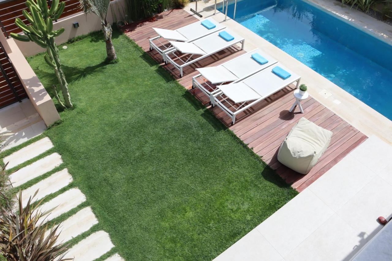 Fos Villa, A Luxe House With Private Heated Pool Galatas  Luaran gambar